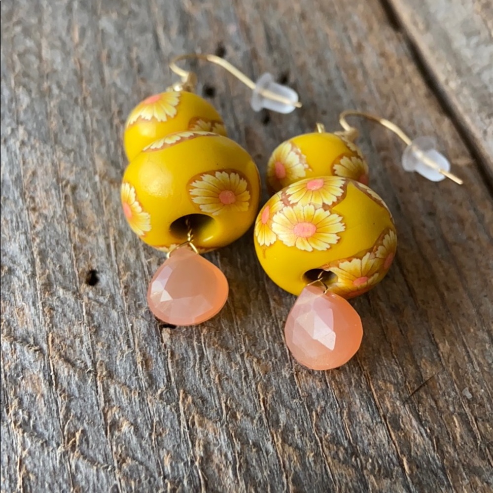 MOON BLOOM Gemstone Earrings